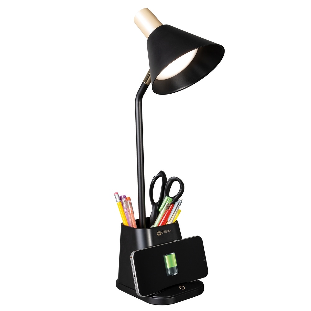 OttLite Wellness Series® Power Up LED Desk Lamp with Wireless