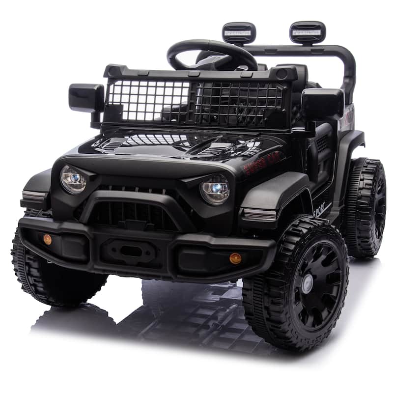 24V Kids Electric Ride-On Car with Remote Control, Ages 3+, 2WD & Bluetooth - Black