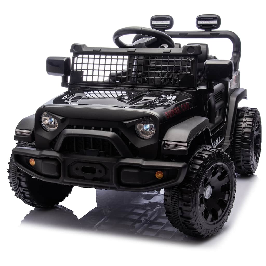 24V Kids Electric Ride-On Car with Remote Control, Ages 3+, 2WD & Bluetooth - Black