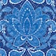 3-Piece Blue Paisley Comforter Set with Accent Pillow - On Sale - Bed ...