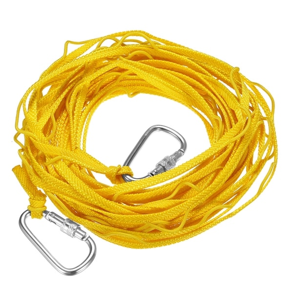 Portable Clothesline, 10M/32.8ft Nylon Windproof Non-Slip Washing