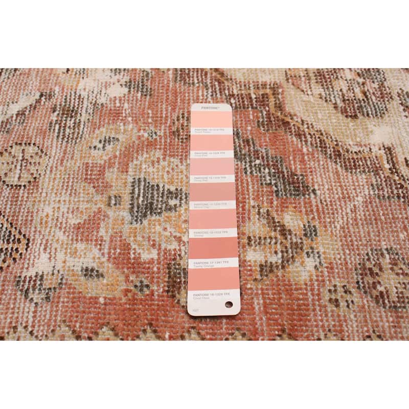ECARPETGALLERY Hand-knotted Antalya Vintage Copper Wool Rug - 5'1 x 9'7