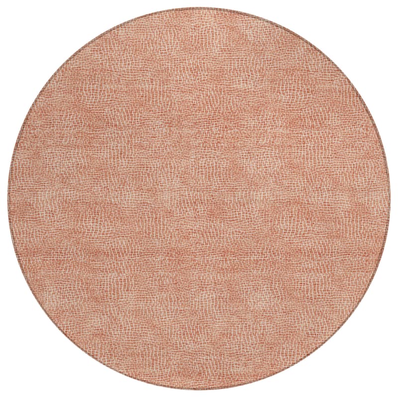 Machine Washable Indoor/ Outdoor Solid Modern Chantille Rug