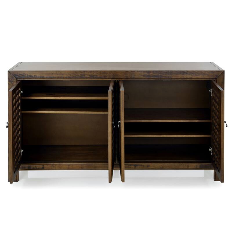 Steve Silver Raissa 70-inch Hand-rubbed Distressed Accent Cabinet