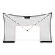 preview thumbnail 2 of 12, Hockey Goal with Backstop and Targets Street Steel Hockey Net White/Red Black - 12x7 FT