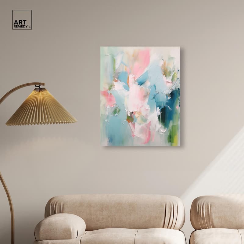Neon Breeze II Canvas by Art Remedy, Gallery Wrapped