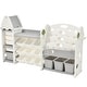 preview thumbnail 35 of 38, Kids' Bookshelf Toy Storage Organizer with HDPE Shelf and Bins