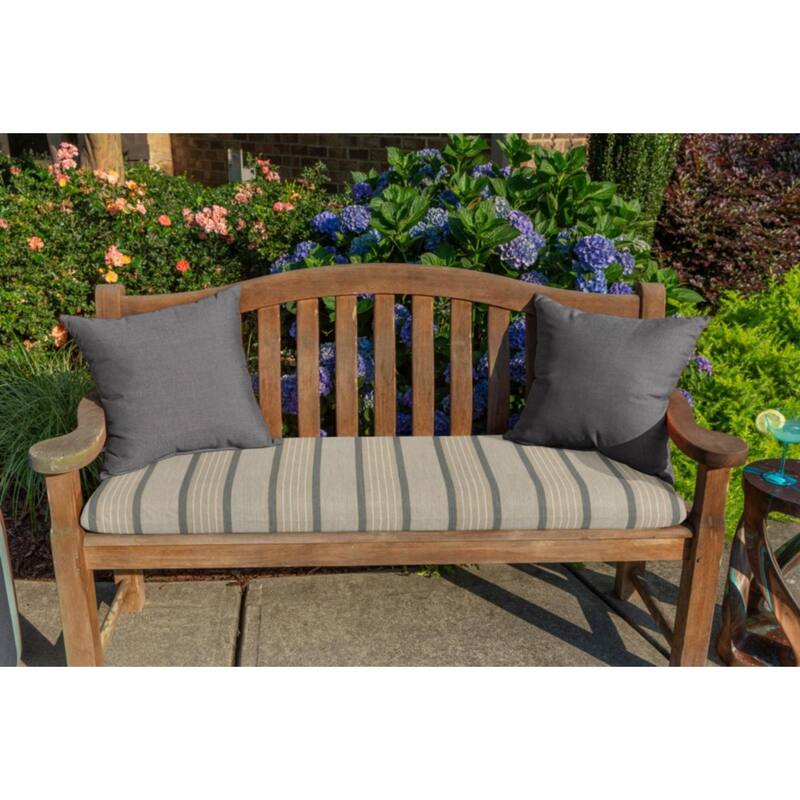 Sunbrella Solid Fabric 1-Piece Indoor/Outdoor Square Throw Pillow, 20"W x 20"L