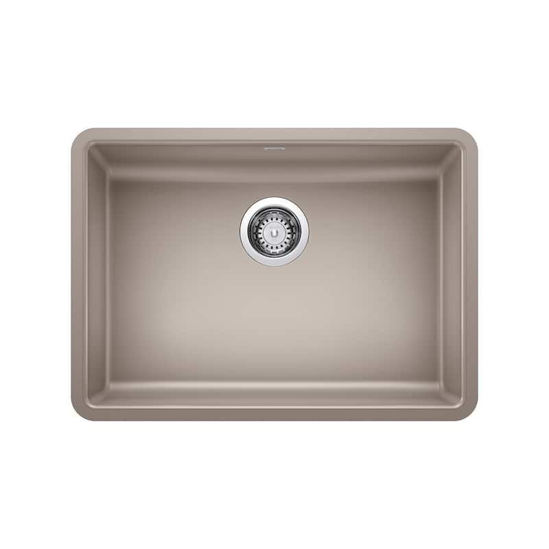 Blanco Precis 18-In X 25-In Granite Kitchen Sink - 25" x 18" x 5" - 25" x 18" x 5" - Truffle