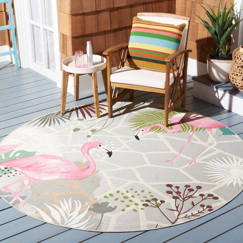 SAFAVIEH Barbados Vivianne Tropical Indoor/ Outdoor Waterproof Patio
