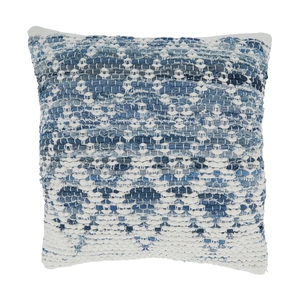 Throw Pillow With Diamond Chindi Design - Polyester
