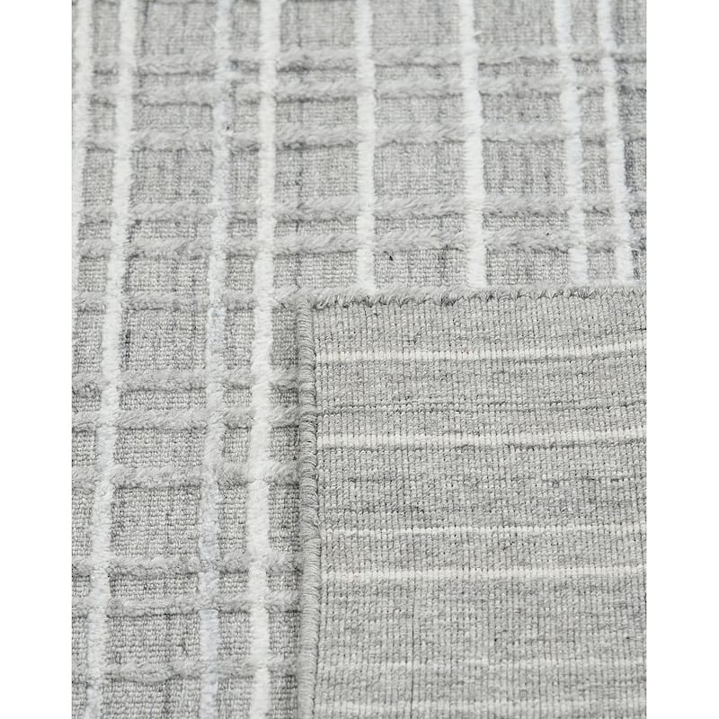 Overton Handmade Modern Contemporary Geometric Area Rug