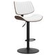 preview thumbnail 13 of 26, WYNDENHALL Annie Mid Century Modern Adjustable Bar Stool - 20.5"D x 19.7"W x 36.22 - 44.09 "H