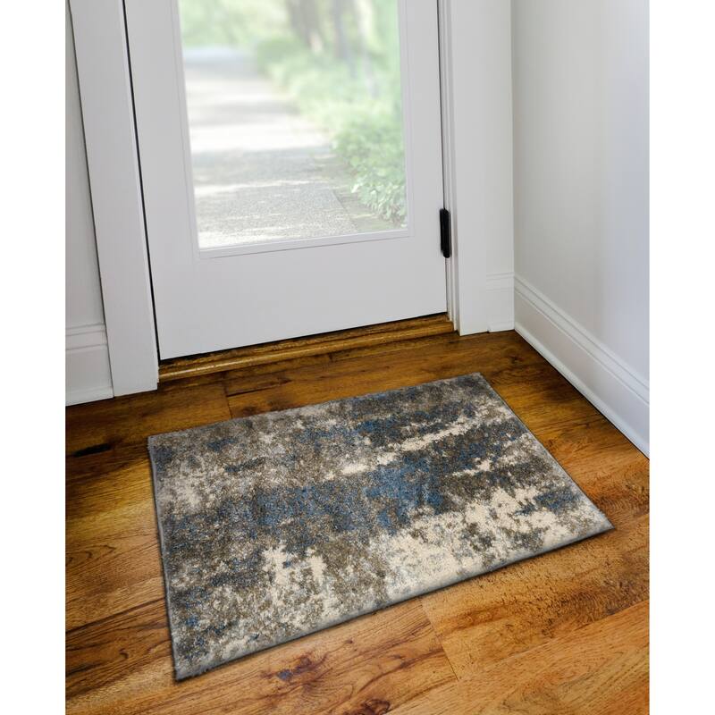 Addison Barkley Distressed Canyon Abstract Accent Rug