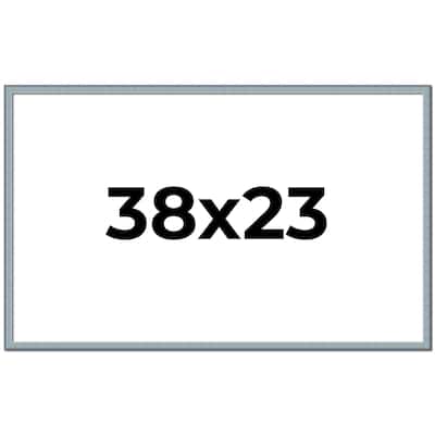38x23 Frame Rustic Sky Blue Solid Wood Picture Frame | 0.75 Inch