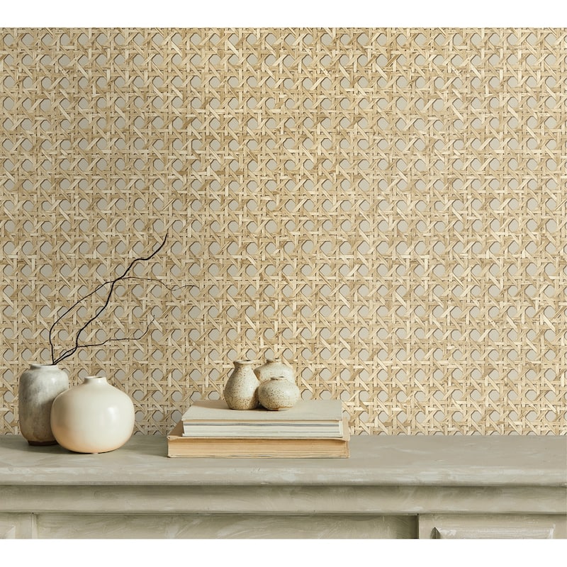 Seabrook Designs Mika Unpasted Wallpaper
