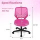 preview thumbnail 12 of 41, Height-adjustable Ergonomic Kids Desk Chair with Universal Casters-Blue