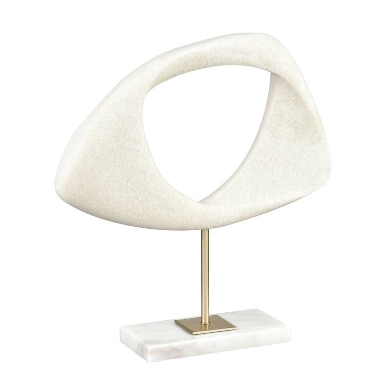 Elk Home Hodge Alabaster Composite 12 Inch Wide Sculpture