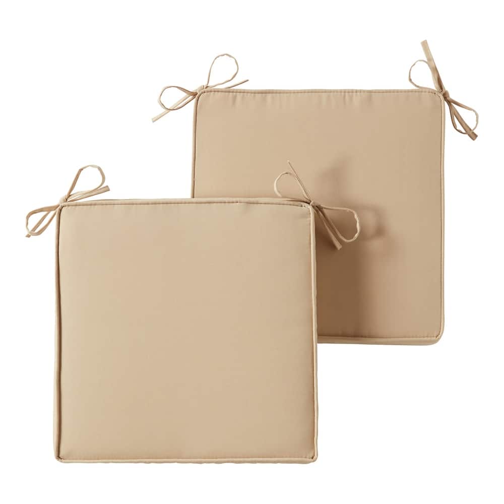 Greendale Home Fashions 18" Square Outdoor Chair Pad (Set of 2)