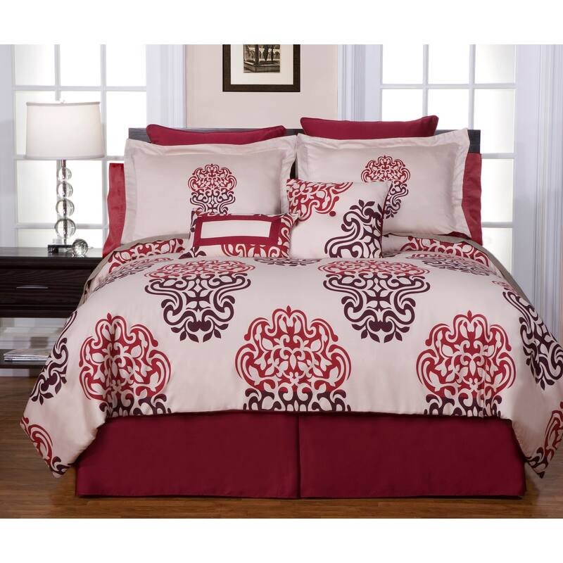 Pointehaven Cherry Blossom 3-piece Duvet Cover Set