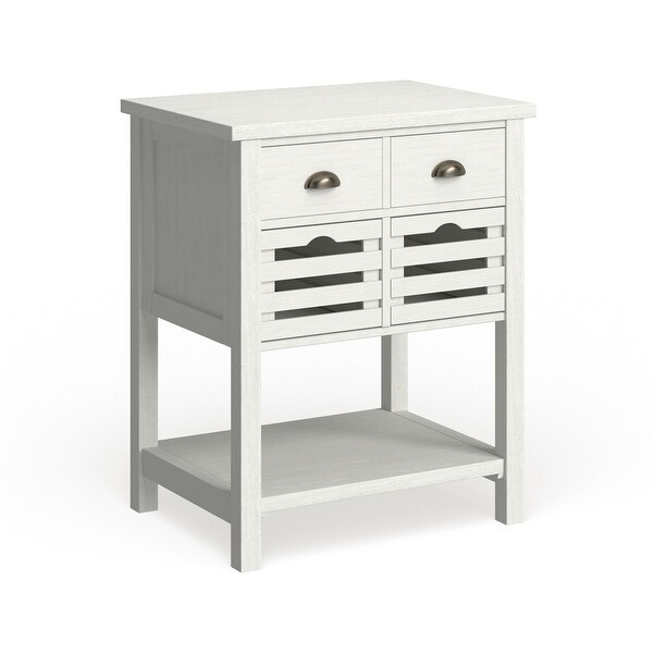 The Gray Barn Over-Harbour White Kitchen Island
