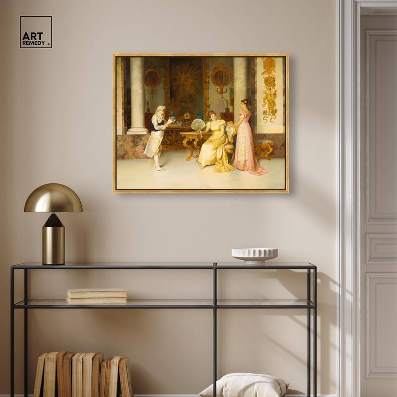 Bashful Suitor Canvas by Art Remedy