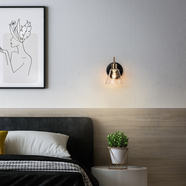 Dimmable bedroom wall sconce on sale