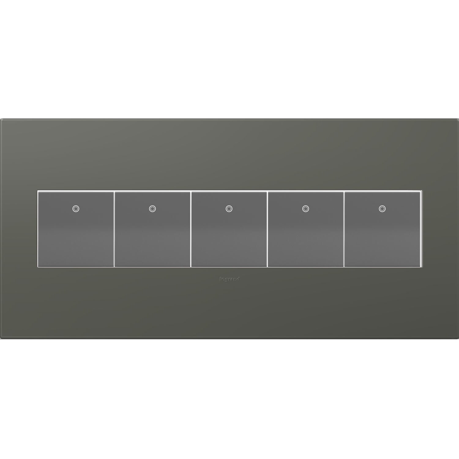 Legrand Awp5g1 Adorne Plastic 5 Gang Wall Plate