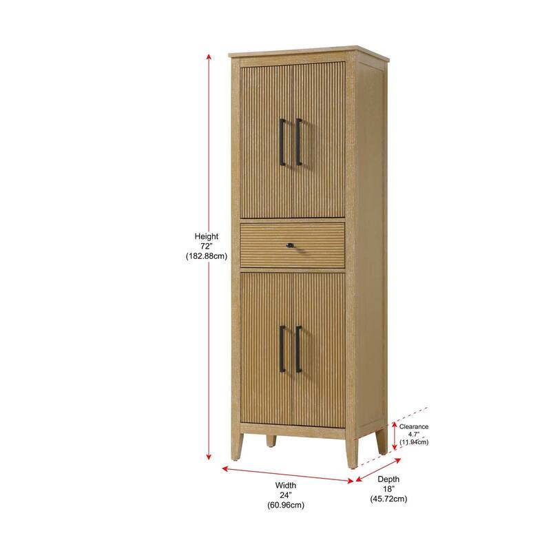 Kensington 16-28 Inch Bath Storage Cabinet