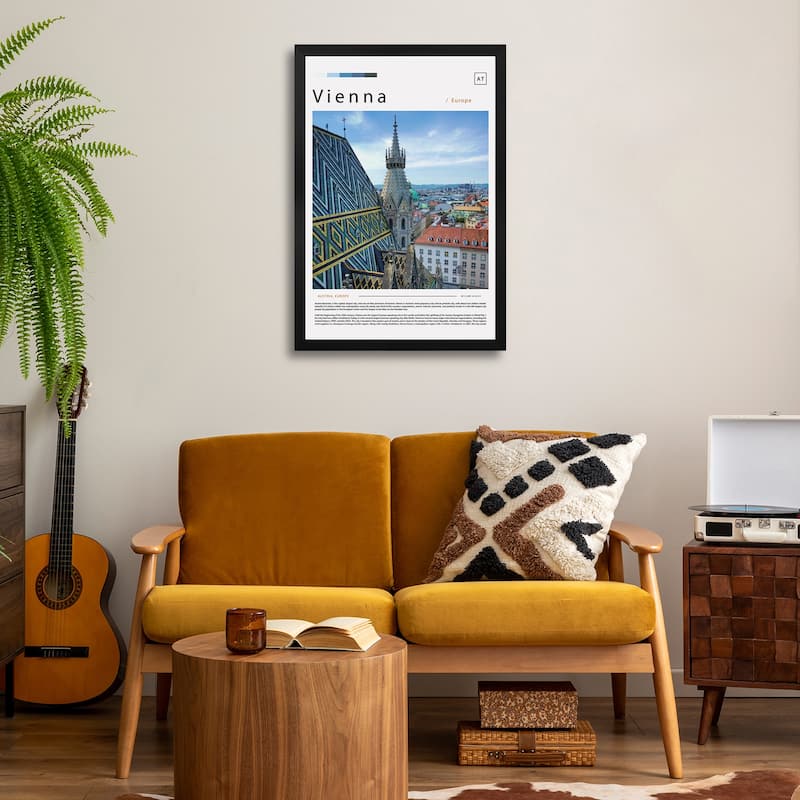 Photo Poster Of Vienna Premium Framed Poster by Paul Rommer
