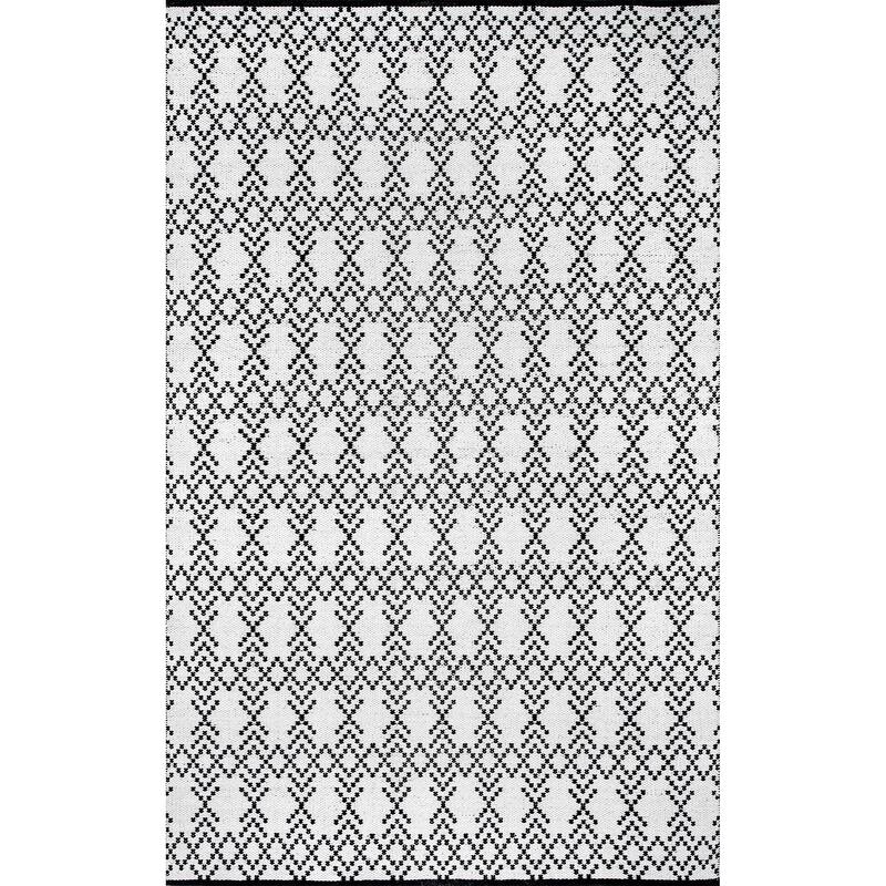 Nuloom Skye Geometric Cotton Flatweave Area Rug