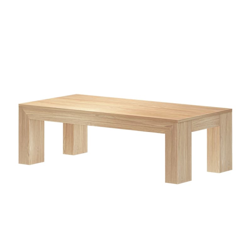 Plank and Beam Modern Rectangular Coffee Table - 48" x 24"