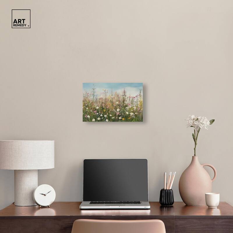 Glimmering Glade Garden I Canvas by Art Remedy, Gallery Wrapped