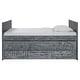 preview thumbnail 36 of 41, Taylor & Olive Begonia Twin Bed with Twin Trundle & 3 Built in Drawers