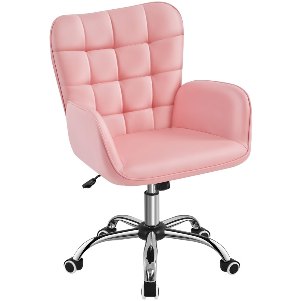 Pink Gaming Chair with Lumbar Support - Bed Bath & Beyond - 33789252
