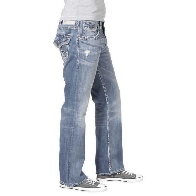 silver jeans zac light wash