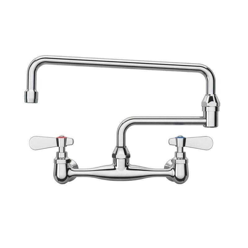 Whitehaus Collection Double Jointed Wall Mount Utility Faucet