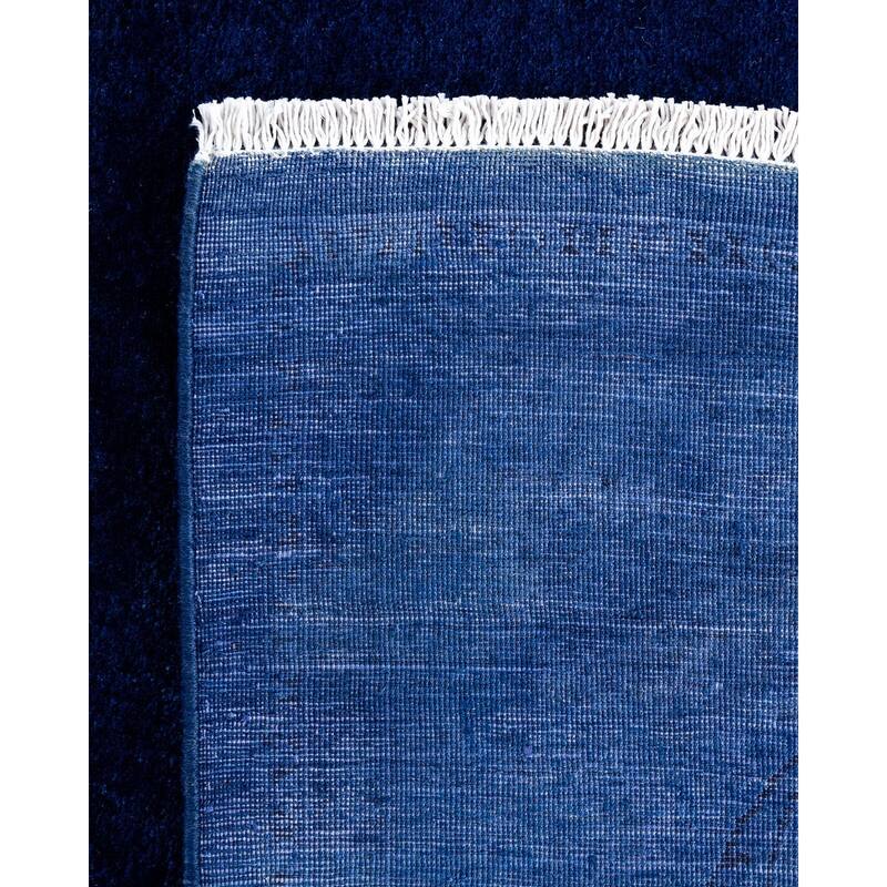 Fine Vibrance One-of-a-Kind Hand-Knotted Area Rug - Blue, 6' 1" x 8' 6" - 6' 1" x 8' 6"
