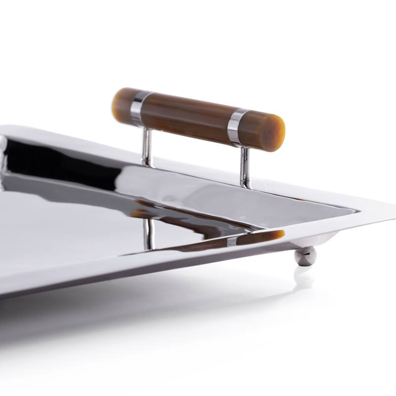 Spiga Stainless Steel Serving Bar Tray