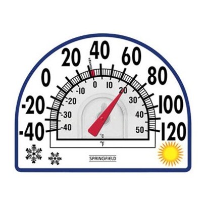 Taylor 5323 Seasons Window Cling Thermometer, 7"