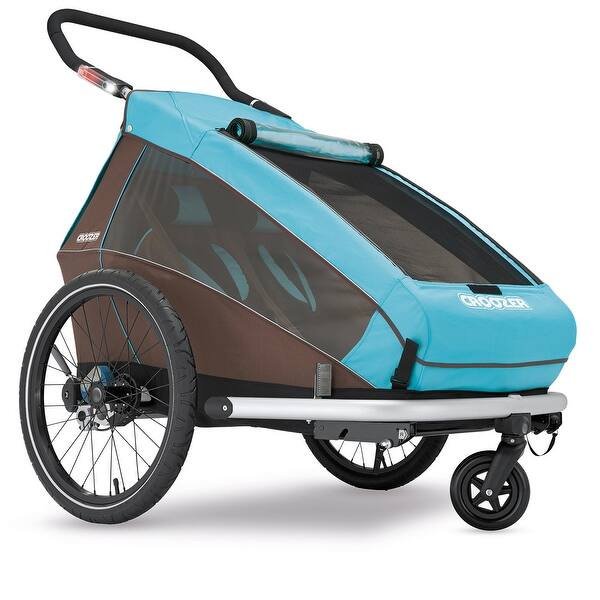 Shop 2016 Croozer Kid Plus For 2 3 In 1 Two Child Trailer Overstock 11897313