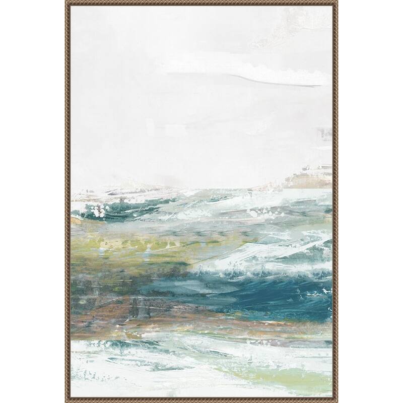 Verdant Vista No. 2 by Hannah Dawson Framed Canvas Wall Art Print