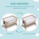 preview thumbnail 12 of 19, Dream On Me Lilly Bassinet & Bedside Sleeper