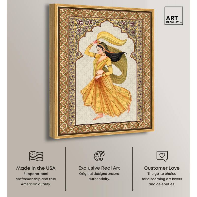 Dancing Princess Canvas by Art Remedy