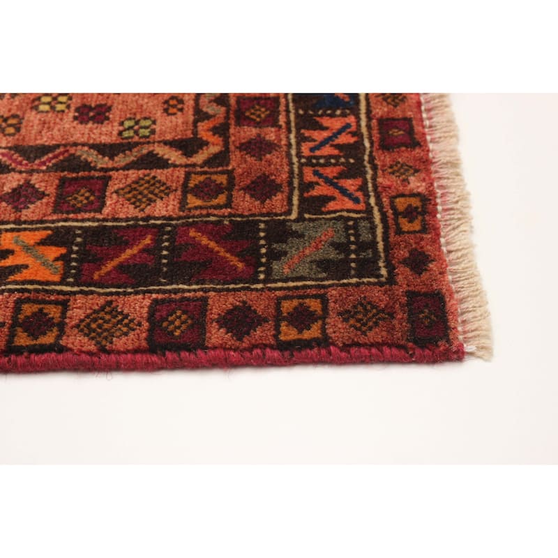 ECARPETGALLERY Hand-knotted Konya Anatolian Red Wool Rug - 2'11 x 6'5