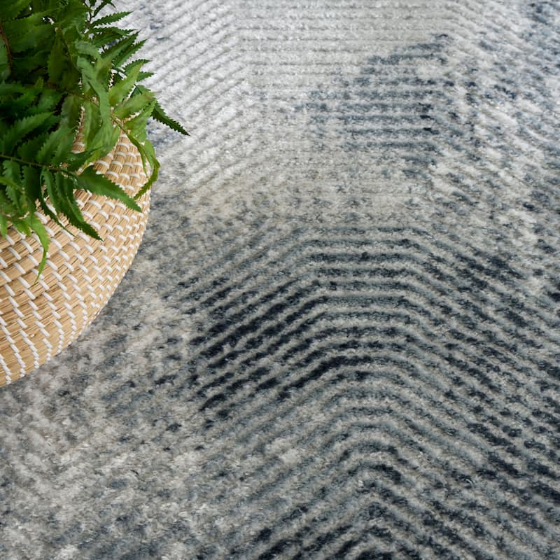 Nourison Home Dekor Indoor only Grey Persian Area Rug