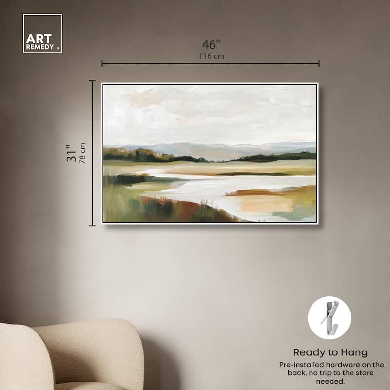 Verdant Valley Canvas by Art Remedy