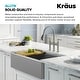 preview thumbnail 20 of 66, Kraus Allyn Traditional 3-Function Bridge Pulldown Kitchen Faucet