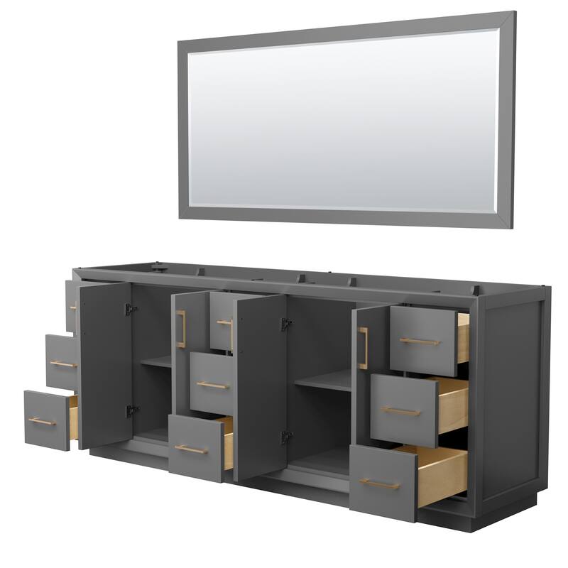 Wyndham Collection WCF414184D-CXSXX-M70 Strada 83" Double Free