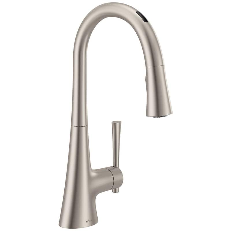Moen Kurv Smart Faucet 1.5 GPM Single Hole Pull Down Kitchen Faucet - Spot Resist Stainless